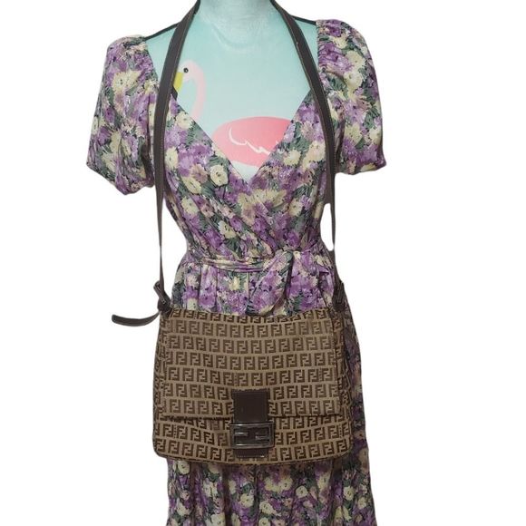 FENDI VINTAGE ZUCCA CANVAS CROSSBODY - Picture 3 of 15